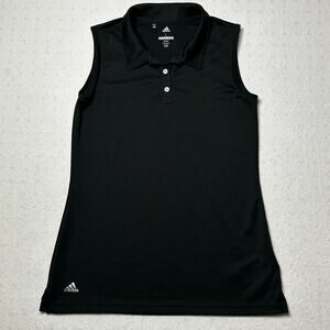 Adidas Golf Women's Black Sleeveless Polo